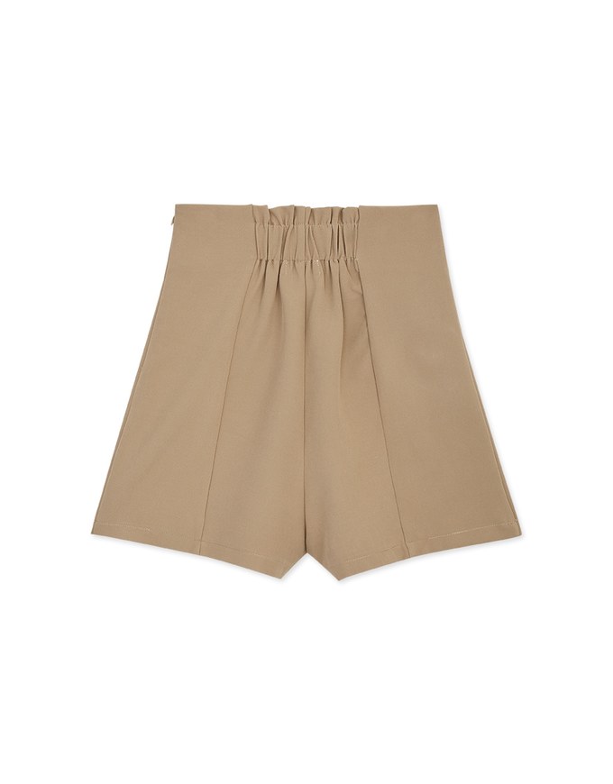 Edgy Chic Asymmetrical Side-Button Skort