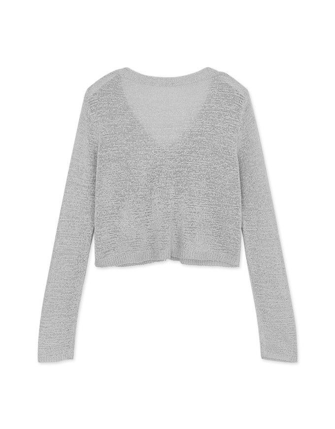 Light Buttoned Knitted Top