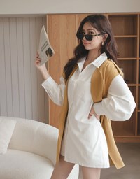 Minimal Simplicity Long Blouse